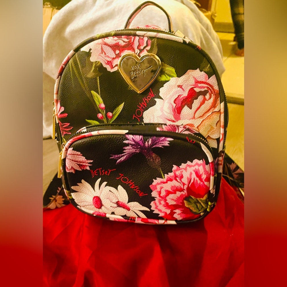 Betsey Johnson Backpack purse
